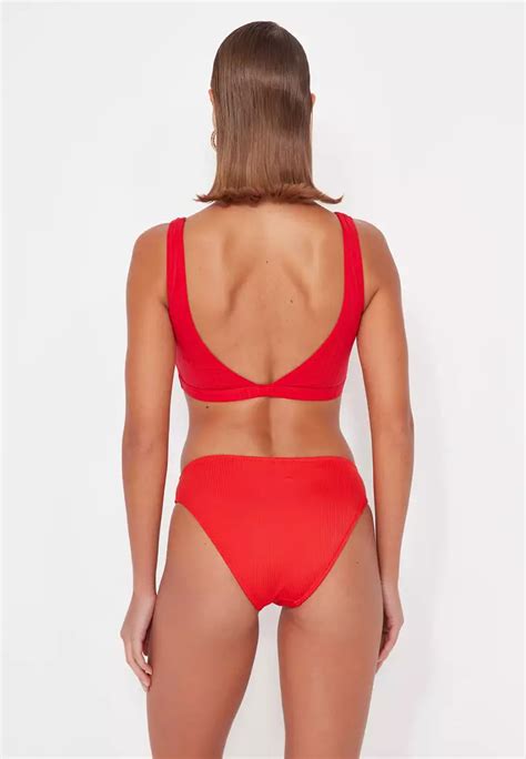 Buy Trendyol V Cut Bikini Bottoms Online ZALORA Malaysia