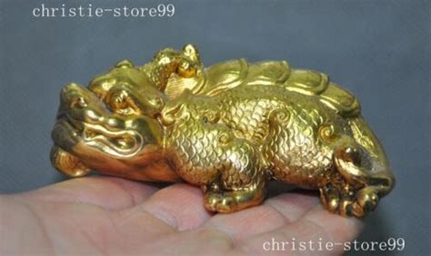 Ancient China Bronze Gilt Feng Shui Wealth Lucky Brave Troops Pixiu