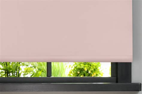 Blackout Roller Blind In Blush Pink Homefords