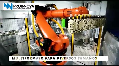 Robot Despaletizador Botellas De Diferentes Formatos Proinnova YouTube