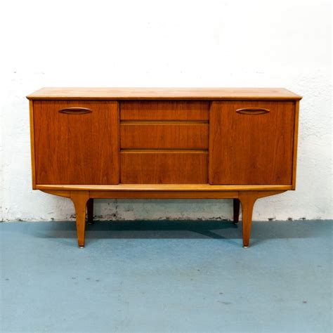 Vintage Teak Sideboard With 2 Doors For Jentique 1960s