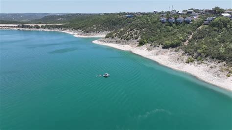 Drone Footage Shows Canyon Lake As Water Level Continues To Drop YouTube