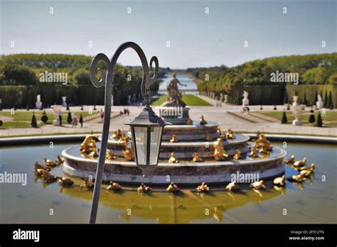 Fountains in Gardens of Versailles, Versailles, France Stock Photo - Alamy