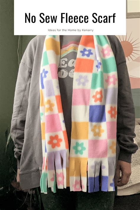 No Sew Fleece Scarf Ideas For The Home