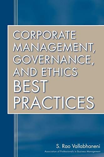 Corporate Governance Best Practices First Edition Abebooks