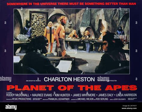 The Planet Of Apes Movie Poster 1968 Banque De Photographies Et D