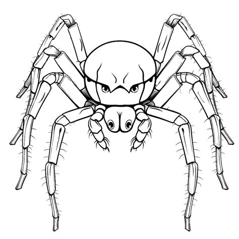 Spinne Ausmalbilder Kostenlos Herunterladen Mal O Mat