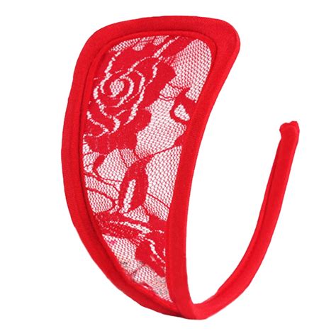 Womens Floral Lace C String Underwear Invisible Lingerie Solid Hollow Thong Walmart