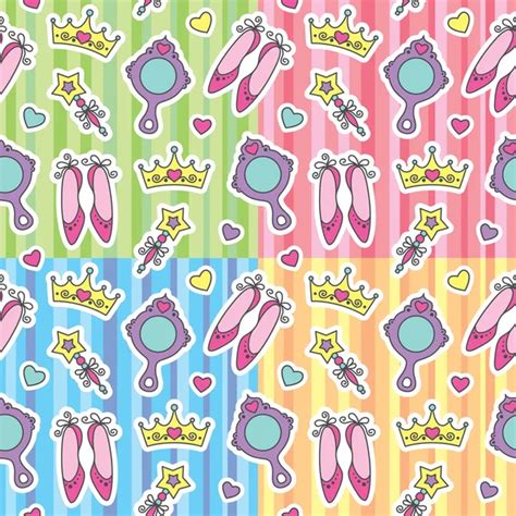 Princess pattern Stock Vector Image by ©redcollegiya #10795225