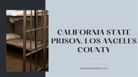 California State Prison, Los Angeles County: A Comprehensive Overview ...