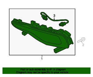 T Fog Lamp Assembly Kia K Genuine Kia Parts