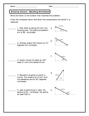 Drawing Vectors Worksheet: Complete with ease | airSlate SignNow