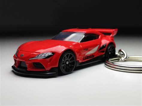 Toyota Supra Hot Wheels Keychain Etsy