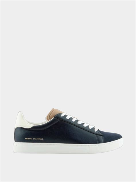 Кроссовки Armani Exchange XUX001-XV759-T398 для мужчин, цвет: Тёмно ...