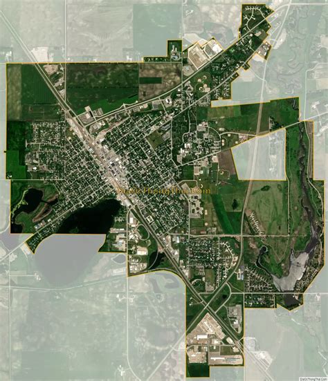 Map of Morris city, Minnesota - Thong Thai Real