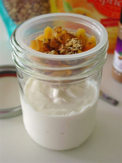 Soup Spice Everything Nice Peachy Crisp Yogurt Jar