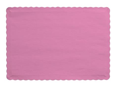 Disposable Candy Pink Paper Placemats Posh Party Supplies