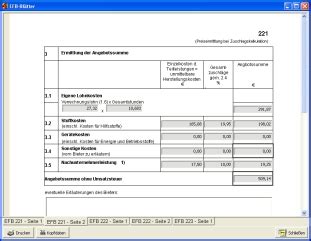 Formblatt 221 Vorlage Kostenlos Beispiel Efb Preis 221 La Concept