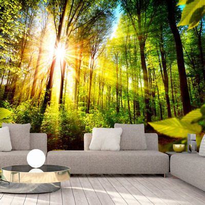 Vlies Fototapete Wald Sonne Landschaft Natur Tapete Xxl Wohnzimmer B B