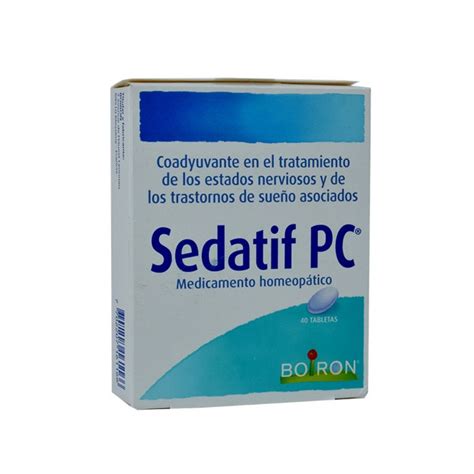 Sedatif Pc Homeopático Caja X40 Tabletas Boiron