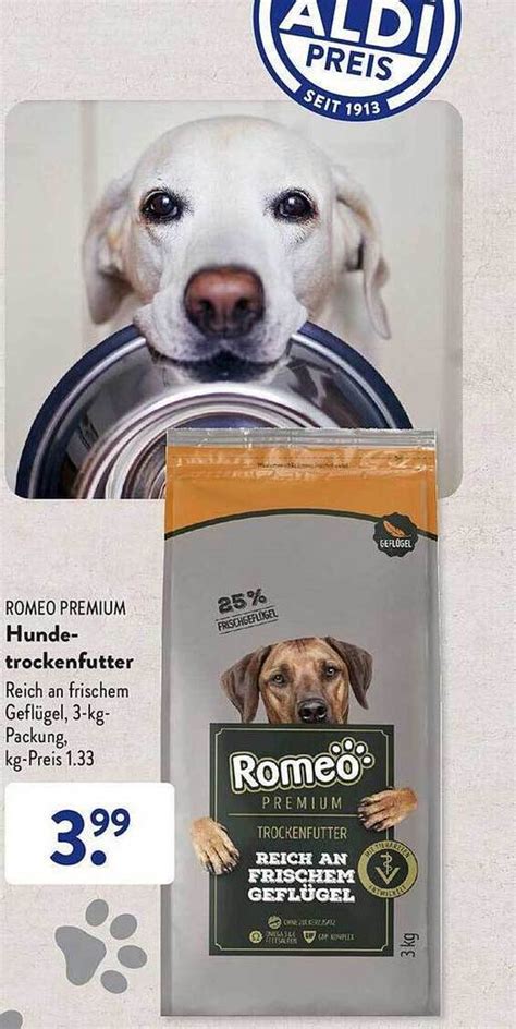 Romeo Premium Hundetrockenfutter Angebot Bei Aldi S D