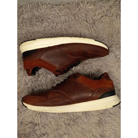 Cole Haan Grandpro Mens 9'5 Brown Leather Running... - Depop