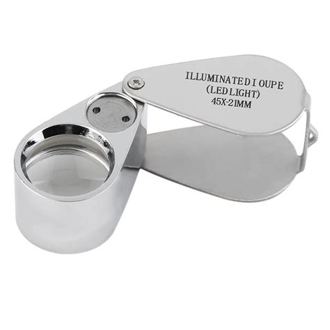 Jewelers Loupe Magnifier With Light