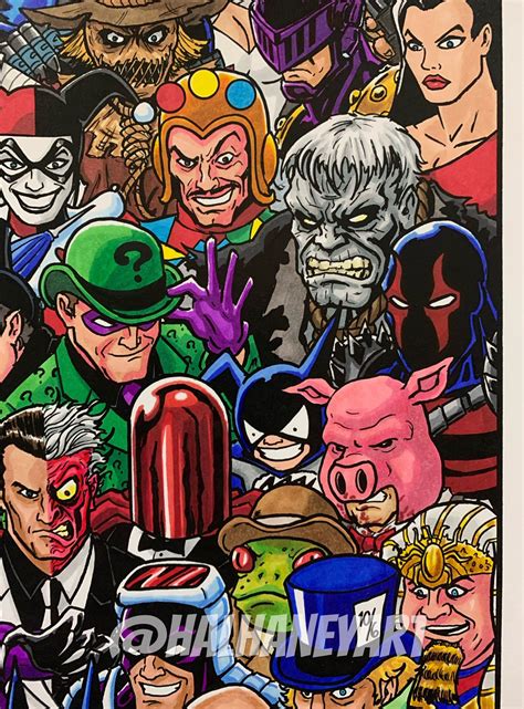 Batman Rogues Gallery 11x17 Fine Art Print - Etsy