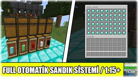 Minecraft Full Otomat K Sandik S Stem Youtube