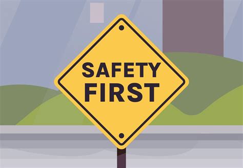 Safety First Signs Clip Art 
