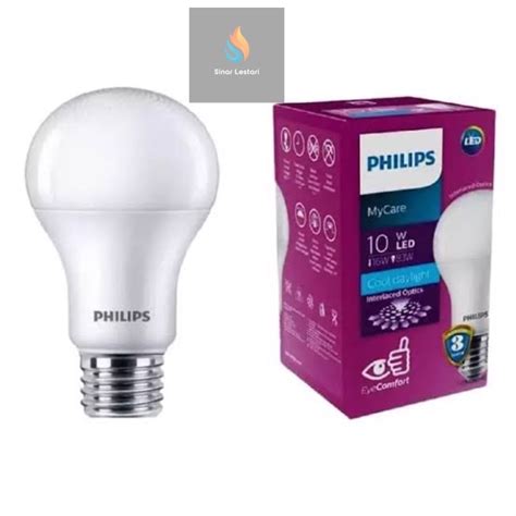 Jual Philips Mycare Ledbulb W E K V Putih Shopee Indonesia