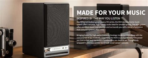 Audioengine Hd Powered Wireless Desktop Speakers Walnut Melbourne