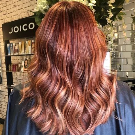 20 Trendy Red Brown And Blonde Highlights To Try In Summer 2023