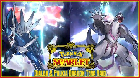 Pokémon Scarlet Version Playthrough Dialga Palkia Dragon Tera