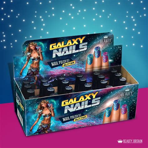 24 Glitter Nail Polish Set Galaxy 24 Different Colours 5ml Bottle