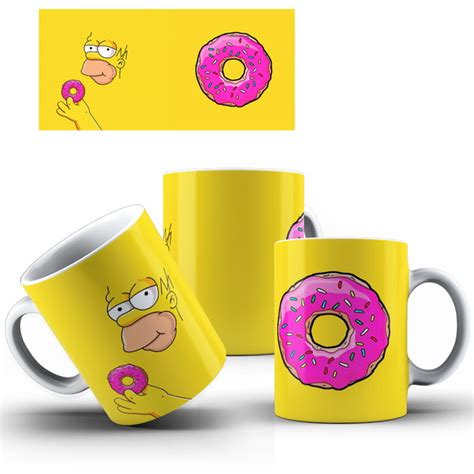 Caneca Personalizada The Simpsons Homer Porcelana 23 130 Elo7