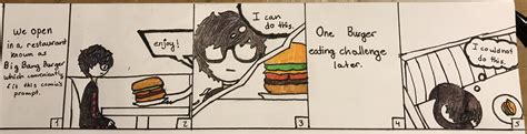 Inktober#8 Big Bang Burger : r/Persona5