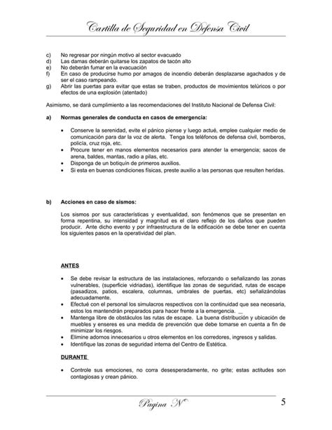 Cartilla Defensa Civil PDF