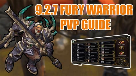 Shadowland Season Fury Warrior Pvp Setup Guide Youtube