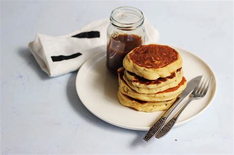 Pecan Pancakes With Vanilla Maple Caramel The Sugar Hit