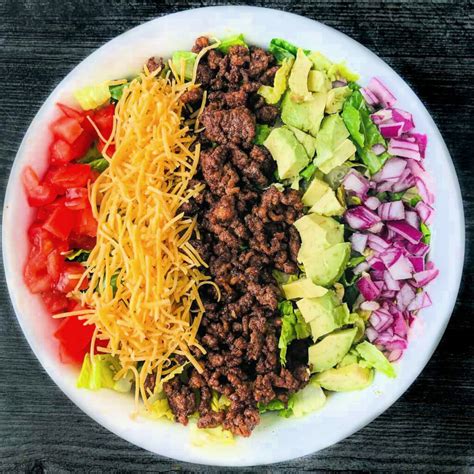 Keto Taco Salad Recipe Easy And Healthy Salad Full Of Low Carb Ingredients