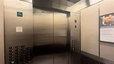 Otis Elevonic 401 Elevators The Crowne Plaza HIGH RISE NYC YouTube