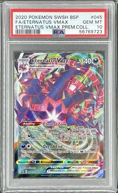 Pokemon Eternatus Vmax SWSH045 Values MAVIN