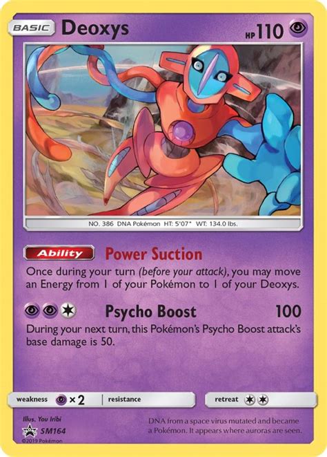 Deoxys SM164 Wert Bild Künstler Seltenheit Pokemonkarte de