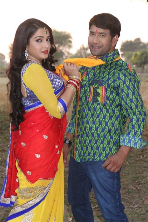 Bhojpuri Actress Amrapali Dubey Actor Dinesh Lal Yadav HD Wallpaper Amrapali Nirahua Hot