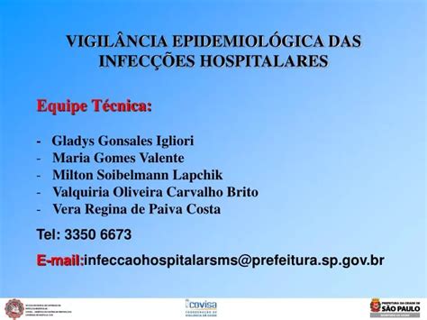 Ppt Vigil Ncia Epidemiol Gica Das Infec Es Hospitalares Powerpoint