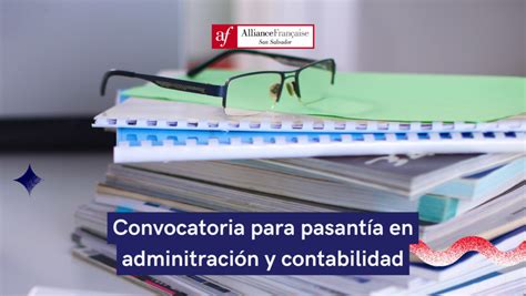 Convocatoria Para Pasant A En Contabilidad Y Administraci N Alianza