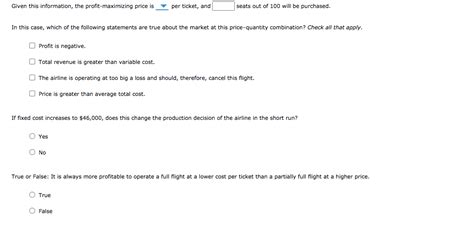 Solved Consider An Airline S Decision About Whether To Chegg