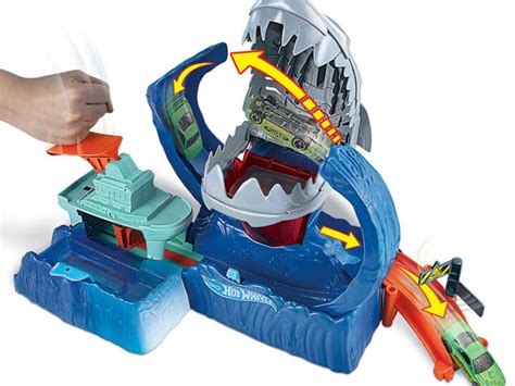 Hot Wheels Robo Shark Frenzy Playset Wilford Entertainment