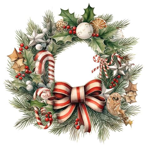 wreath christmas clip art 1